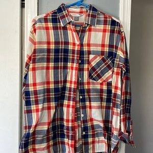 Old Navy Plaid Multicolored Shirt